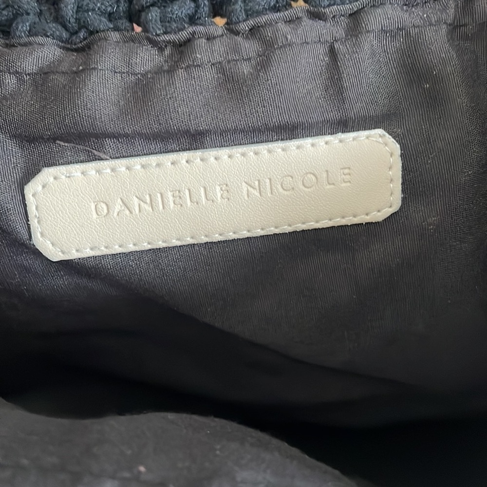 Black Macrame Bag - image 4